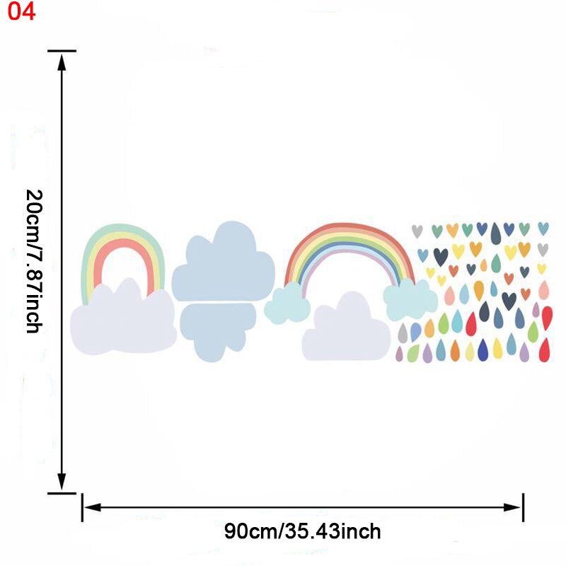 Härlig elefant bebis barnkammare väggdekal gör det själv djur pojke flicka barnrum sovrum dekoration kawaii väggdekaler affisch tapet: 04