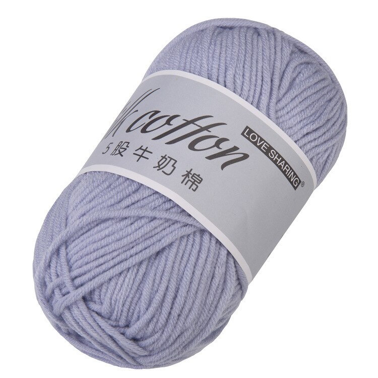 1Pcs 50G Melk Katoenen Garen Comfortabele Wol Gemengd Garen Kleding Naaien Garen Hand Breien Sjaal Hoed Garen Haak breien Garen: 19