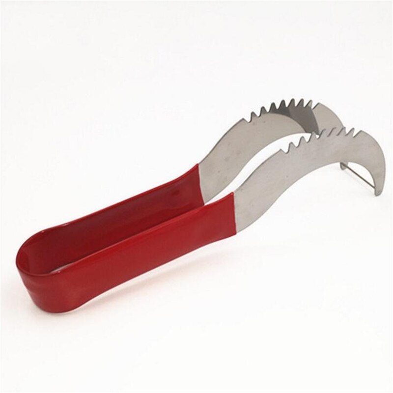 FEIGO 1 stks Fruit Mes Watermeloen Snijmachine Staal Cutters Cantaloupe Splitter Cutter Plastic Handvat Tang Fruit Gereedschap Keuken H09