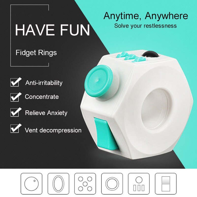 Fidget Speelgoed Min Kubus Speelgoed Vinyl Bureau Vinger Speelgoed Squeeze Fun Stress Reliever