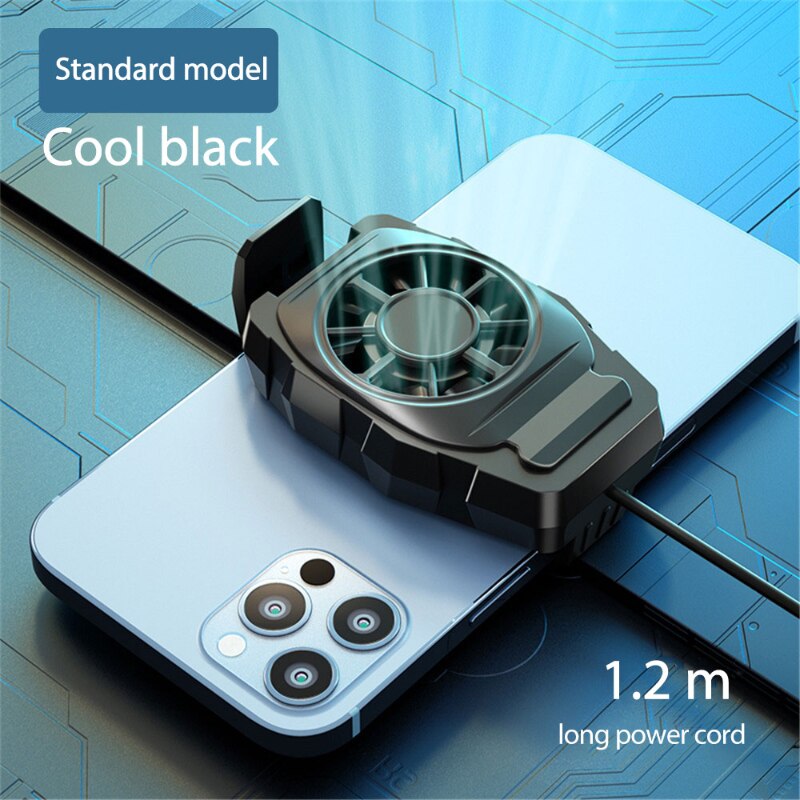 Universal Radiator Mobile Phone Cooling Fan Gamepad Holder Radiator For Iphone Xiaomi Samsung Huawei All Phone Gamepad: Default Title