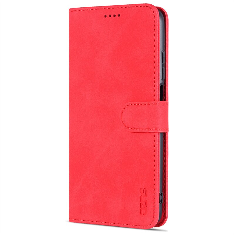 Per Samsung Galaxy S22 s 22Ultra S22ULTRA 5G SM-S908U1 s22 S 22 Plus + custodia Coque Book portafoglio porta carte di credito custodia per fondina: S22 Ultra / Rosso