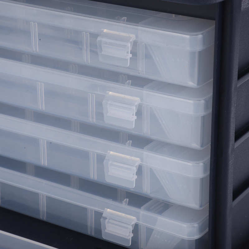 4 Layers Fishing Case with Handle Adjust 4 Layer Fishing Tackle Box for Sea Fishing for Boat Fishing