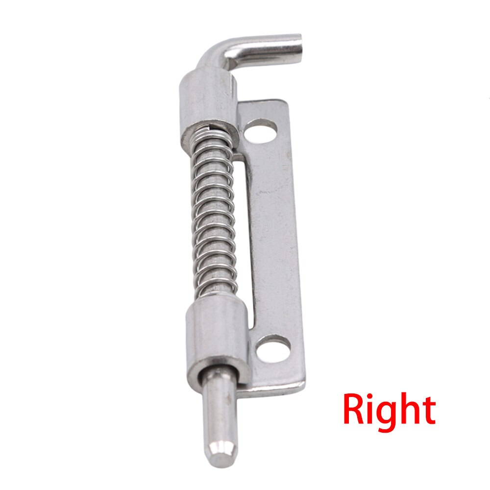 Long Spring Loaded Hinge Sliding Lock Barrel Bolt Latch Hasp Staple Gate Safety Left Right Latch Lock Bolt Spring Barrel