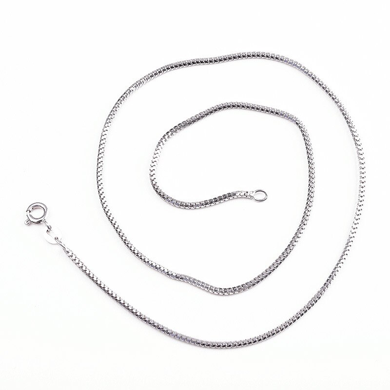 Sa sølv 16/18/20 tommer 1.6mm majs kæde halskæde 40cm 45cm 50cm s925 sterling sølv smykker