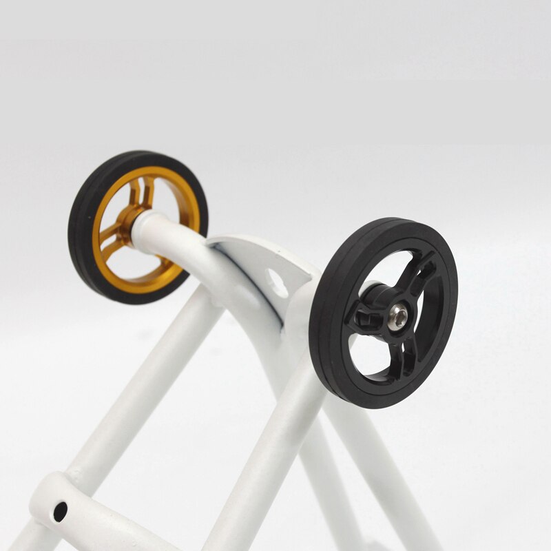 Aceoffix 1pair 56mm Easywheel for Brompton Accessories Easy Wheel 2022 Aluminum Alloy Ultralight 48g