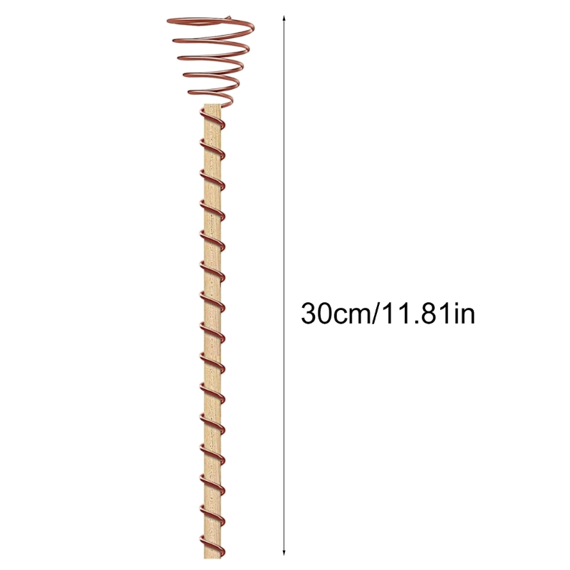 Piquets plantes jardin d'électroculture, fil cuivre pour Support d'antenne jardin, piquet bois plante 6/8/10