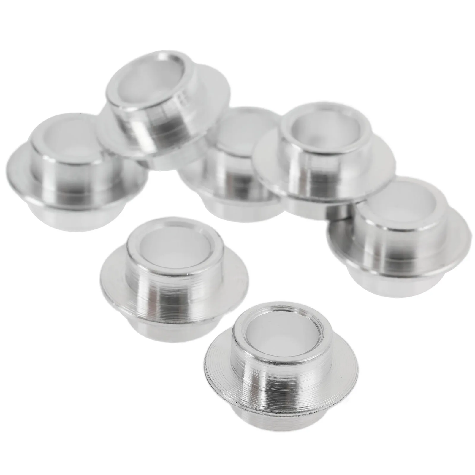 Gohantee Skate Wiel Accessoires 8PCS Aluminium 8mm Skate Lagerbus Spacers voor Standaard Schaatsen Wiel Vervangende Onderdelen