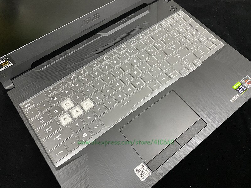Housse de clavier en TPU transparent, pour pc portable ASUS TUF Gaming F15 FX506 FX506LI FX506LH FX506IV / Asus TUF F17 FA706 FX706LI FX706