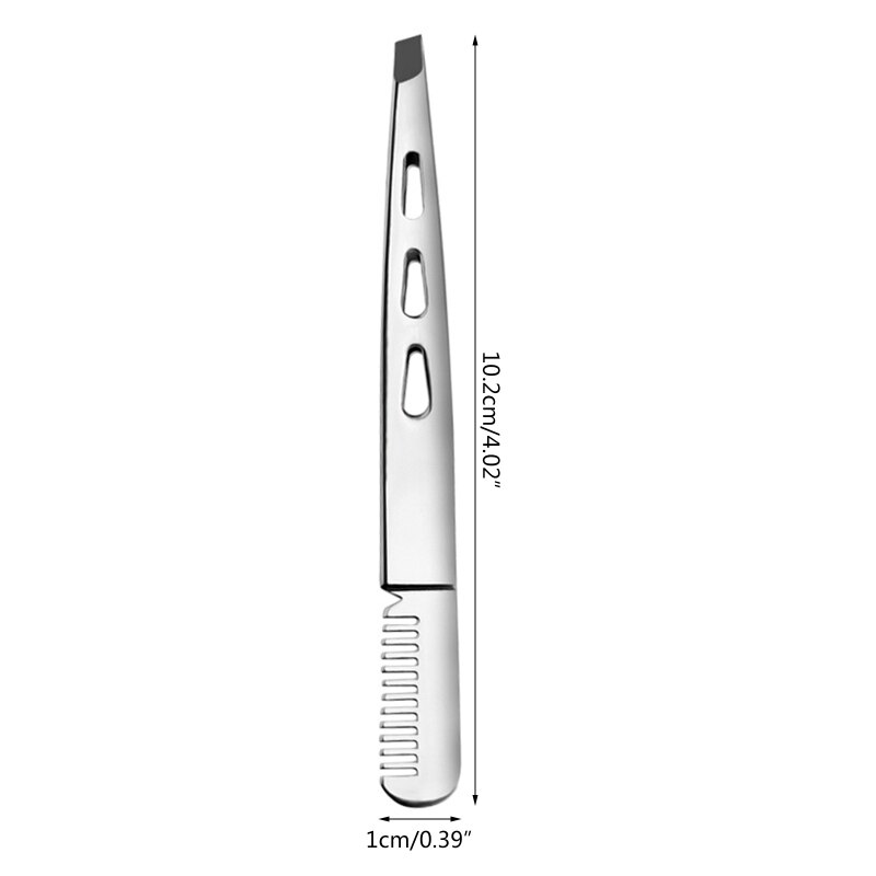 Forbici per trucco in acciaio inossidabile naso portatile capelli sopracciglio ciglia Trimmer rifilatura facciale pinzette strumenti di bellezza