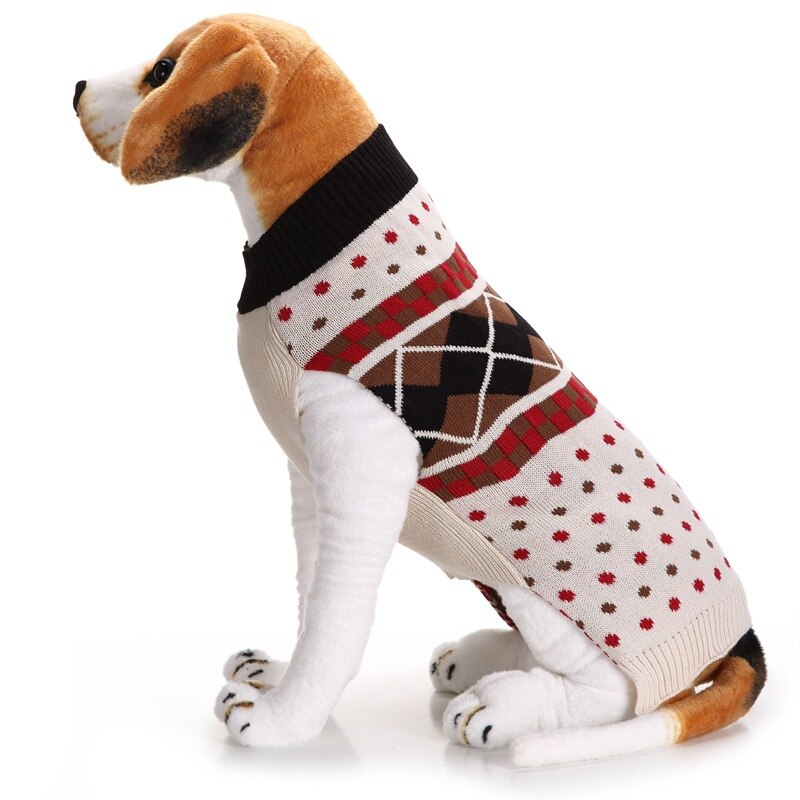 Grote Hond Trui Britse College Stijl Winter Warme Pet Kleding Voor Kleine Grote Hond Chihuahua Golden Retriever Pak Honden Huisdieren