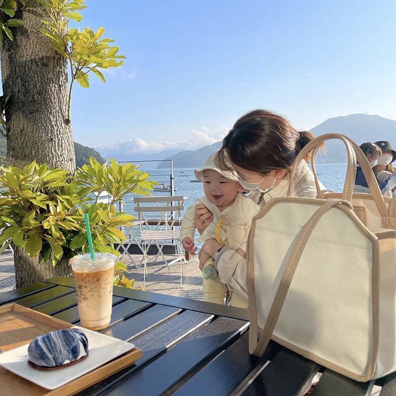 Milancel Luiertassen Koreaanse Moeder Canvas Tas Multifunctionele Lunch Tas Mode Messenger Bag Met Packet