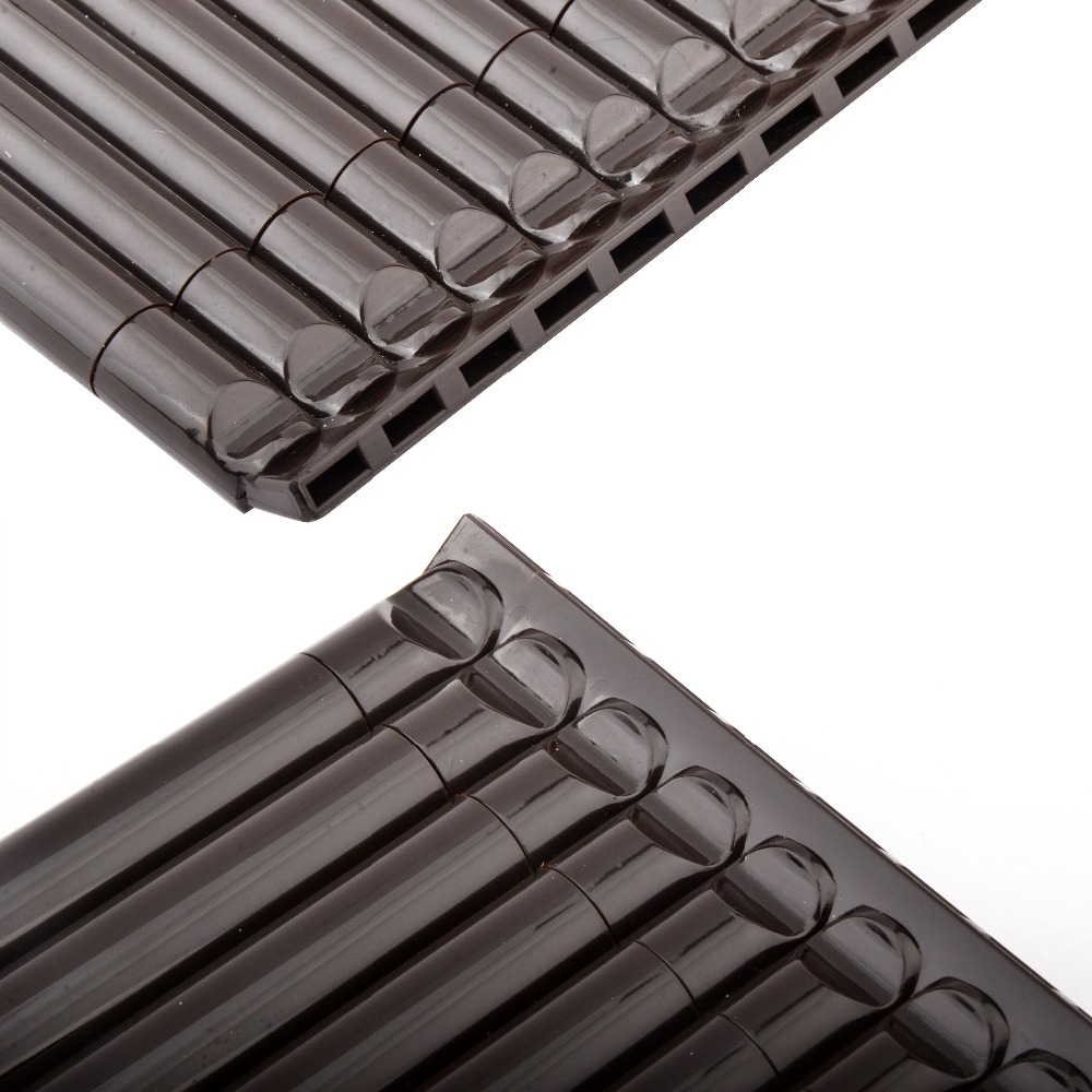 18 Pipes Pan Flute Alto C 18 Tube ABS Resin Panflute for Beginner Children Music Instrument