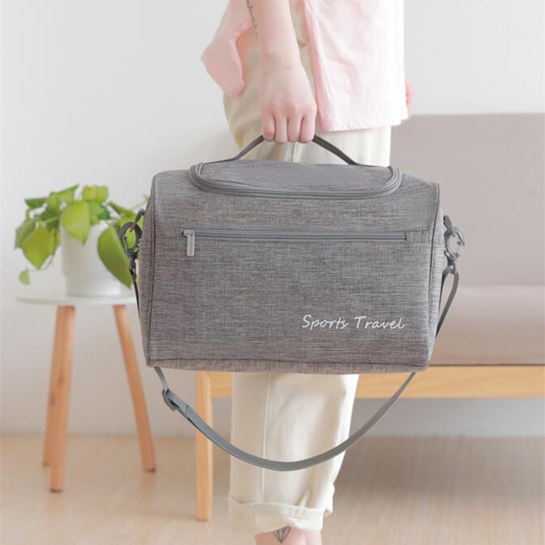 Bolsa de viaje con separación de ropa seca y húmeda, bolsa para la noche de fin de semana, bolsa para maleta, cubos de embalaje resistentes al agua para mujer, accesorios para equipaje y ropa