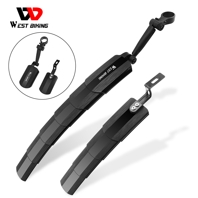 WEST BIKING – garde-boue universel pliable pour vélo, vtt, garde-boue avant et arrière, ailes de roues de cyclisme, garde-boue pour vtt