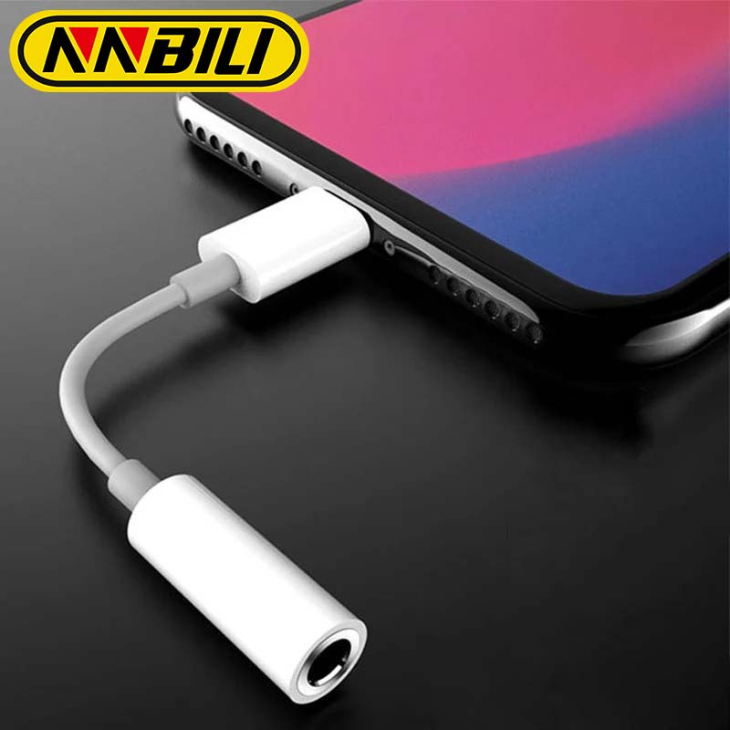 NNBILI Per Adattatore IOS a Jack da 3,5 mm Cavo AUX Per iPhone 14 13Pro Max Adattatore da Maschio a Femmina Convertitore per Cuffie Splitter Audio