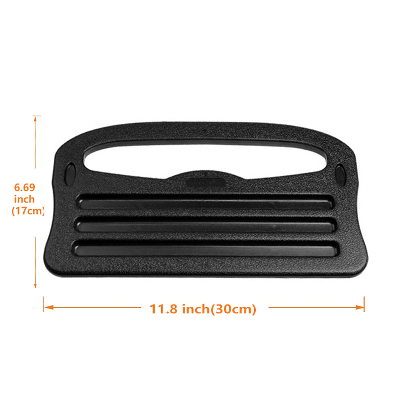 Auto Tisch Halfter Lenkrad Auto Laptop Computer Schreibtisch halterung Ständer Tisch essen Arbeits wagen trinken essen Kaffee Waren Halfter Tablett: Schwarz