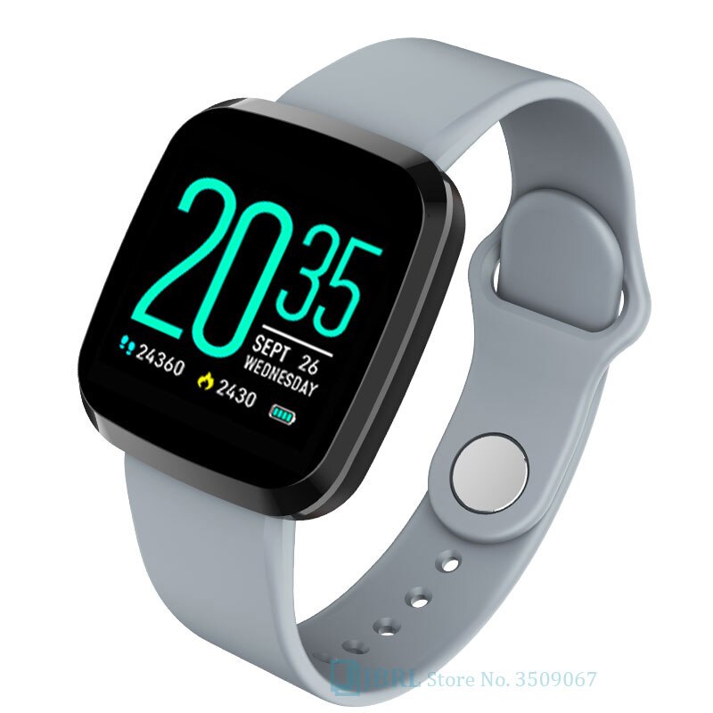 Nouvelle montre intelligente femmes hommes martwatch pour Android IOS électronique horloge intelligente Wach Fitness Tracker haut carré montre intelligente