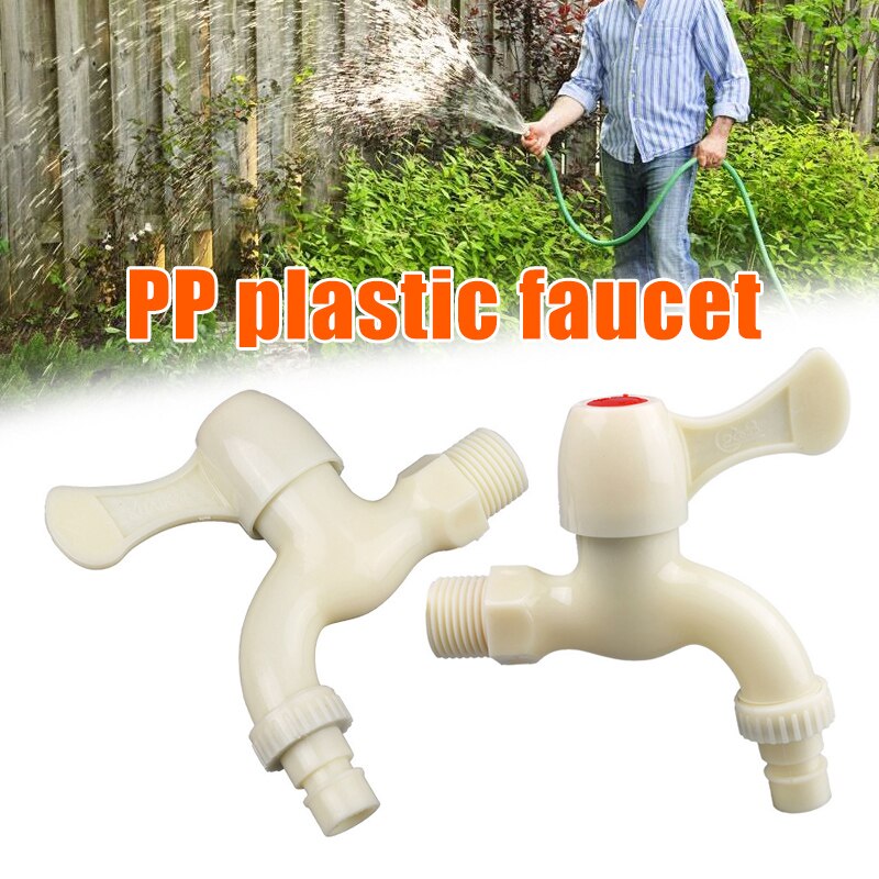 Nieuwste pp plastic wasmachine kraan slang kraan 1/2 " 3/4 "