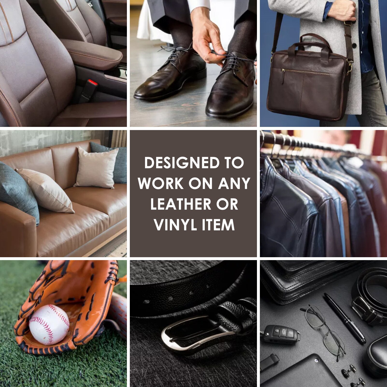 1Set DIY Leather Vinyl Repair Kit Seat Sofa Car Leather Repairing Restore Tools