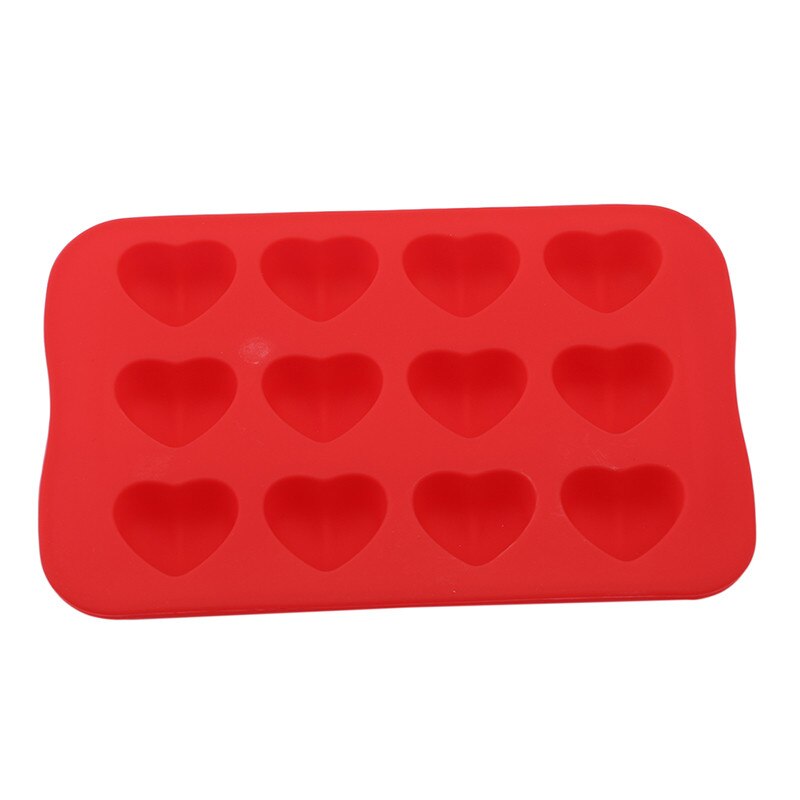 Silicone chocolat moule plateau rond carré coeur étoile forme crème glacée outils pour cuisine chocolat moule fabricant: red heart