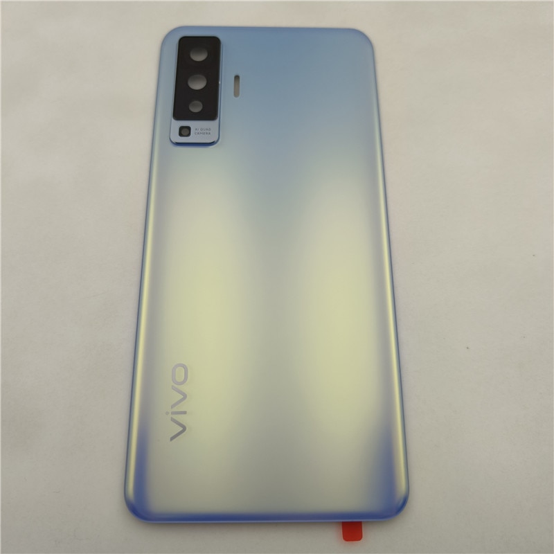 Original For Vivo X50 5G Back Battery Cover Rear Housing Door Glass Case With Camera Lens For Vivo X50 Battery Cover