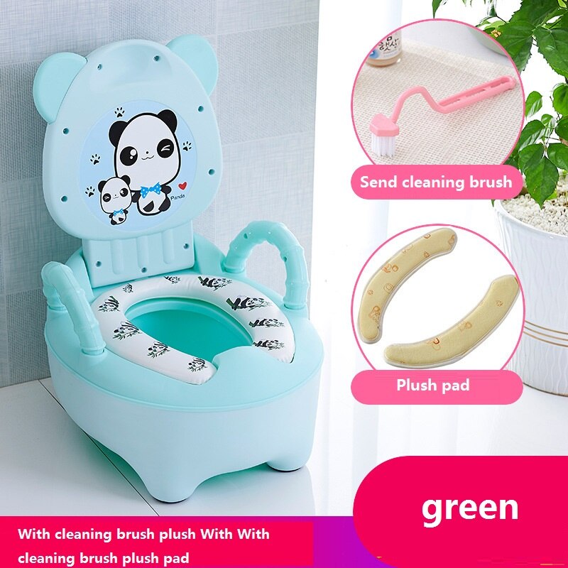 Kids Toilet Trainer Bedpan Baby Potty Children&#39;s Cartoon Toilet Portable Toilet Comfortable Seat Toilet Train Baby To The Toilet: B