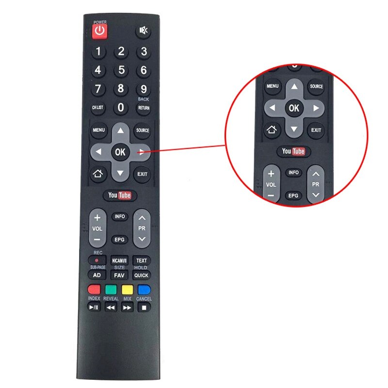 Vervang de afstandsbediening van de skyworth lcd-tv hof 16 j 234 gpd 12