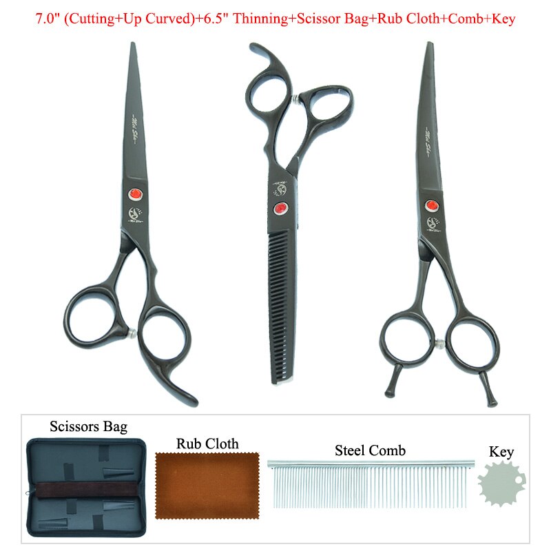Professional 7.5" Dog Grooming Scissors From Germany - Stainless Steel Shears + Free Tweezer