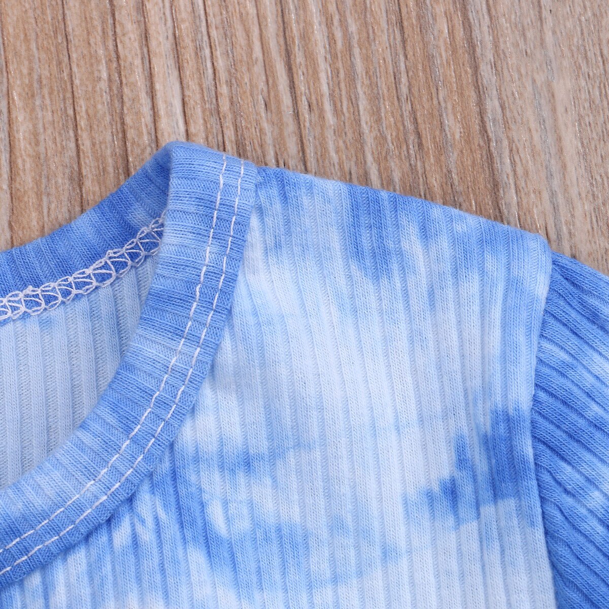 0-24M Baby Batik betroffen Strampler Kleidung Rundhals Langen Ärmeln Mädchen Junge Kleinkind binden-Farbstoff Overall