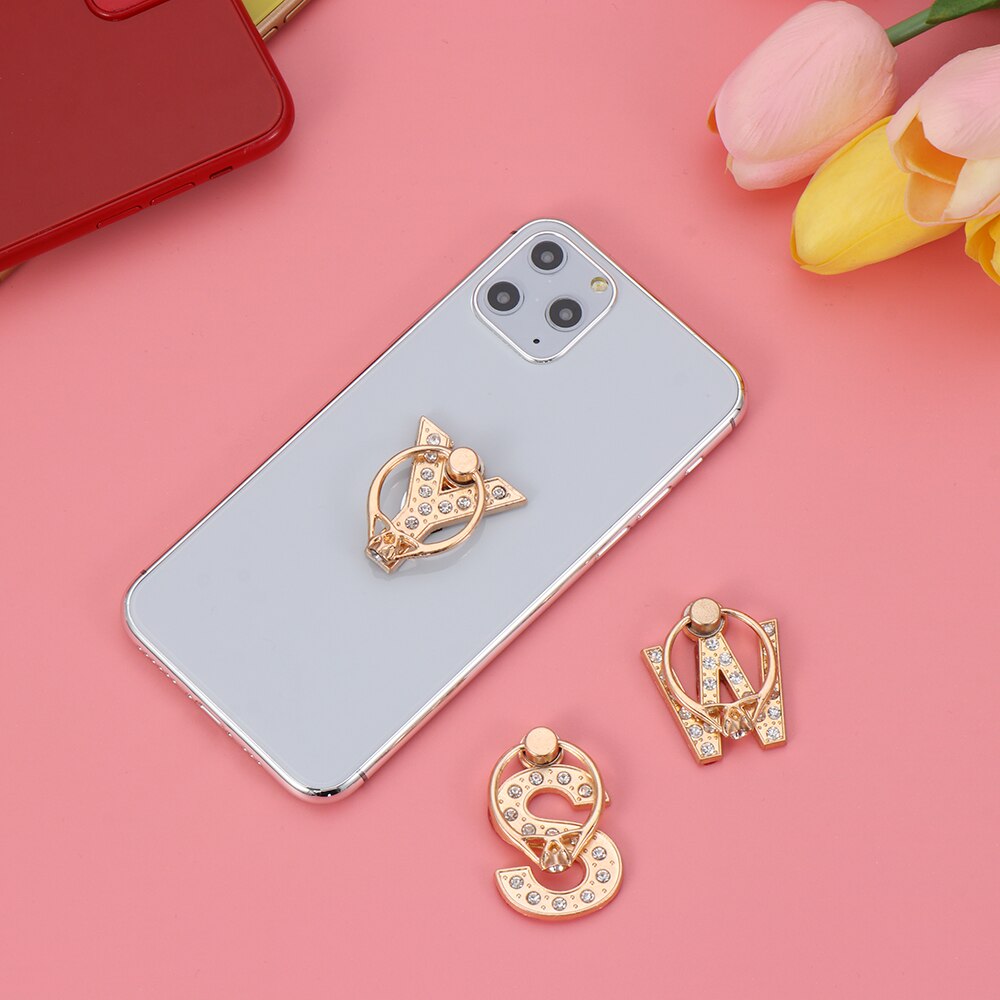 Soporte Universal multifunción para teléfono con letras, accesorio ultrafino con rotación de 360 grados, 1 unidad