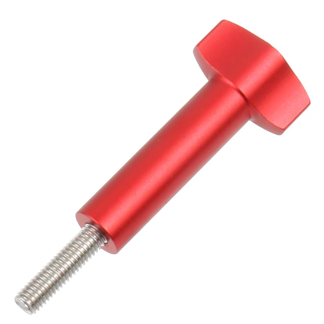 Aluminum Mini Tripod Mount Outdoor Sports Action Video Camera Base Adapter with M5 Screw Nut for GoPro 9 8 7 1/4&quot; Screw Monopod: Red Screw C