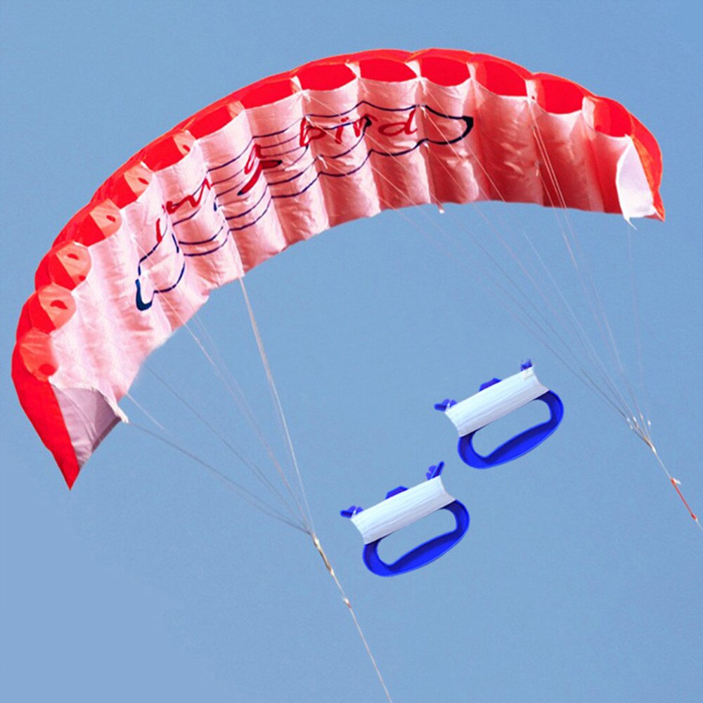 Inflatable Kite 1.4m Soft Power Kites Outdoor Fun Toys Parafoil Parachute Dual Line Surfing vliegers voor kinderen #LR3