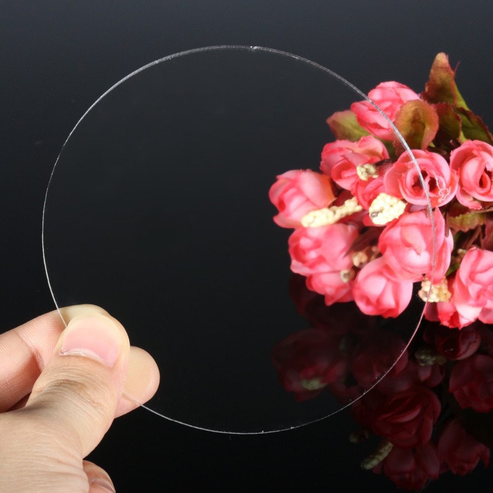 3mm Klar Extrudierte Acryl Kreis Ohrringe Mit See Acryl Scheiben Perlen Plexiglas Für bild rahmen DIY Handwerk CD Gestelle