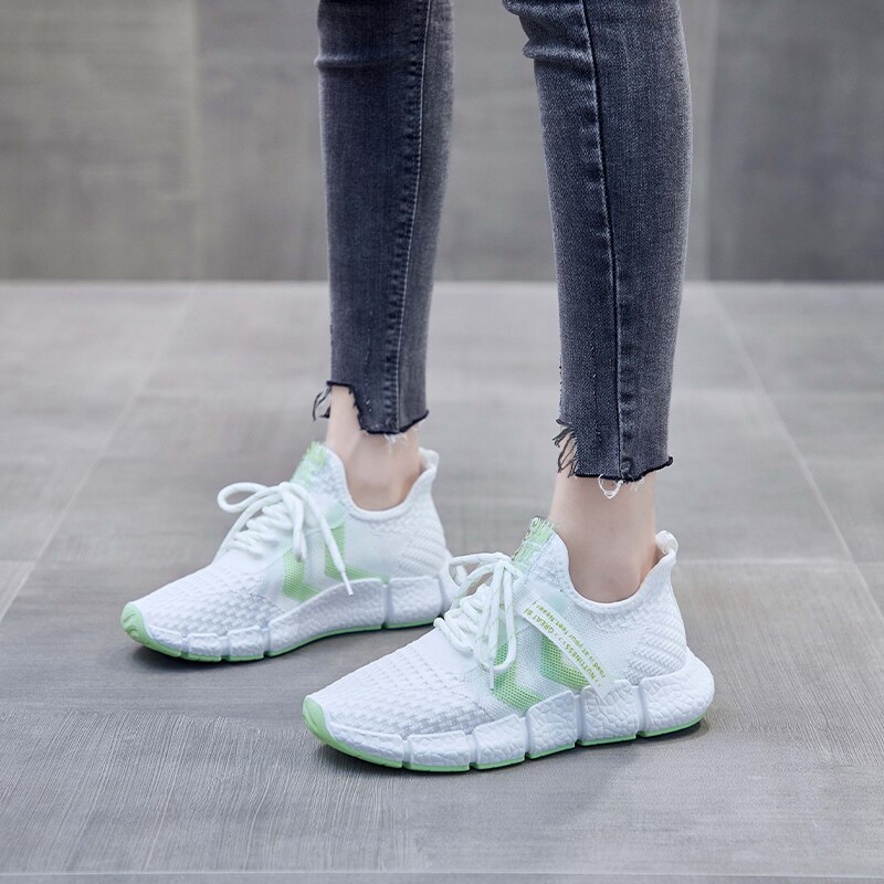 Damskie buty do tenisa 2020 nowe marki damskie lekkie buty do biegania siatka powietrzna sportowe buty sportowe damskie buty do chodzenia kosz Femme