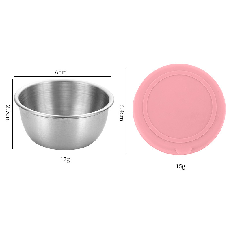 Juego de accesorios para fiambrera Bento escolar para niños con divisores de fiambrera de silicona/horquillas pequeñas para fruta, selecciones de comida/forro de silicona para magdalenas: Naranja