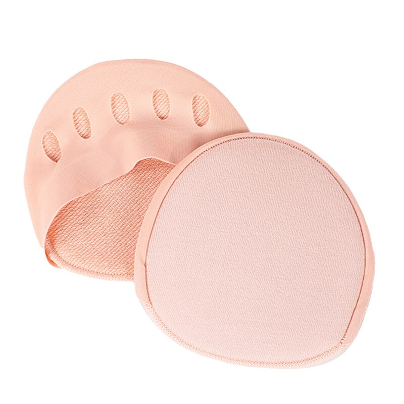 Forefoot Pads For Women High Heels Half Insoles Five Toes Insole Foot Care Calluses Corns Relief Feet Pain Massaging Toe Pad: Pink