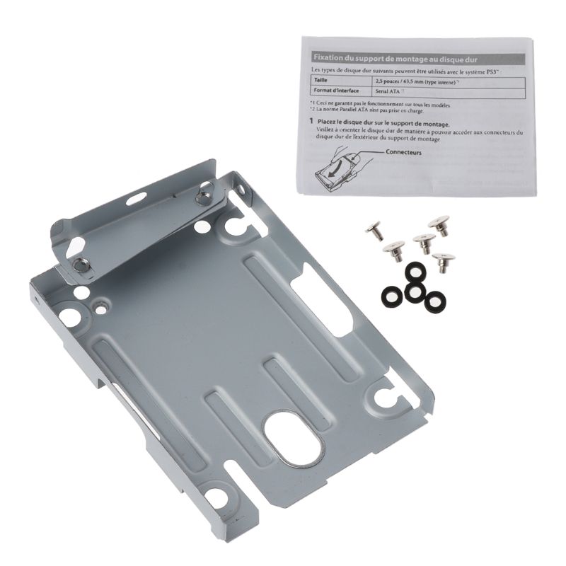 Hard Disk Drive HDD Base Tray Mounting Bracket Support for Playstation 3 PS3 Slim S 4000 With Screws