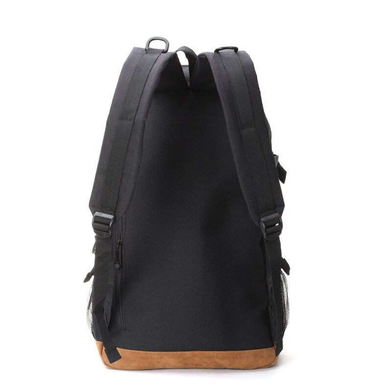 School Bags for Teenagers Boys Schoolbag Large Capacity Men Canvas Solid School Backpack Rucksack Bagpack Laptop Book Bags