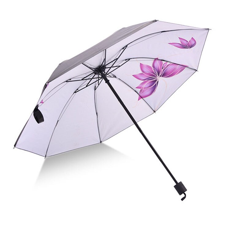 Yada Mode Bloemen Paraplu Winddicht Vouwen Regenachtige Paraplu Voor Vrouwen Parasol Anti-Uv Paraplu YS200039