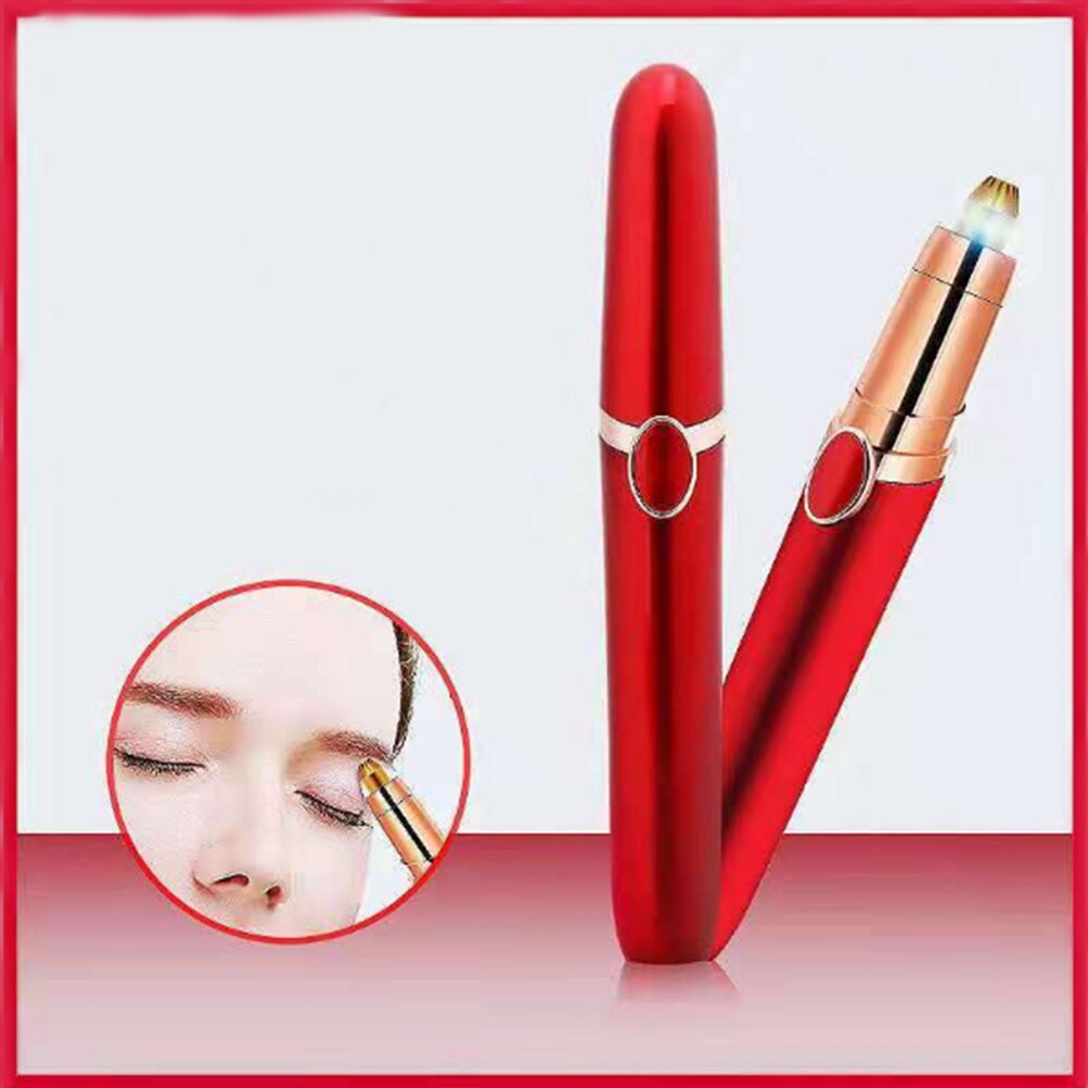 Electric Eyebrow Trimmer Makeup Painless Eye Brow Epilator Mini Shaver Razors Portable Facial Hair Remover for Women