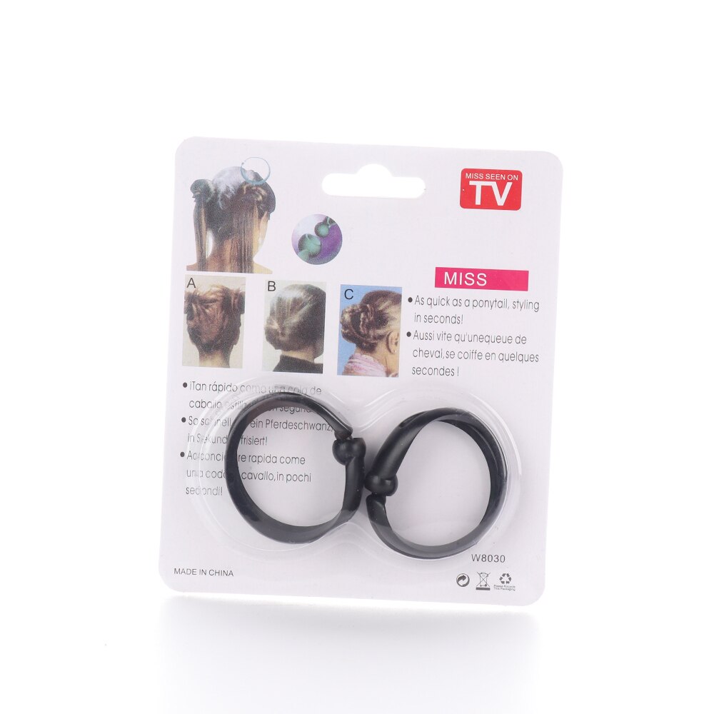Cabello mágico peluquería DIY Chic SalonTools bollos Donut trenzas fabricante trenzado cuerda para el cabello diadema accesorios para el cabello herramientas