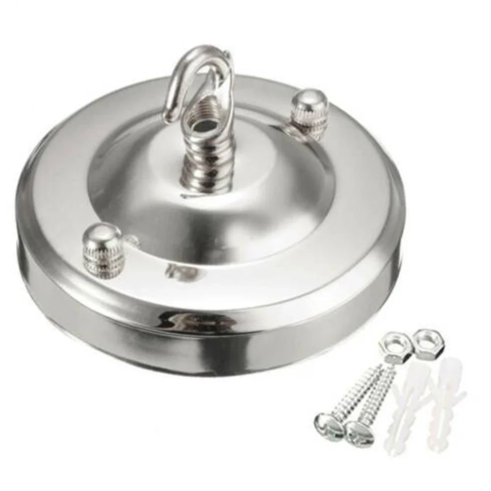 Lamponderdeel plafondplaat houder fitting haak lamp woonkamer hanglamp plaat vervangende rozet 10.5 x 6cm café kroonluchter: Bruin
