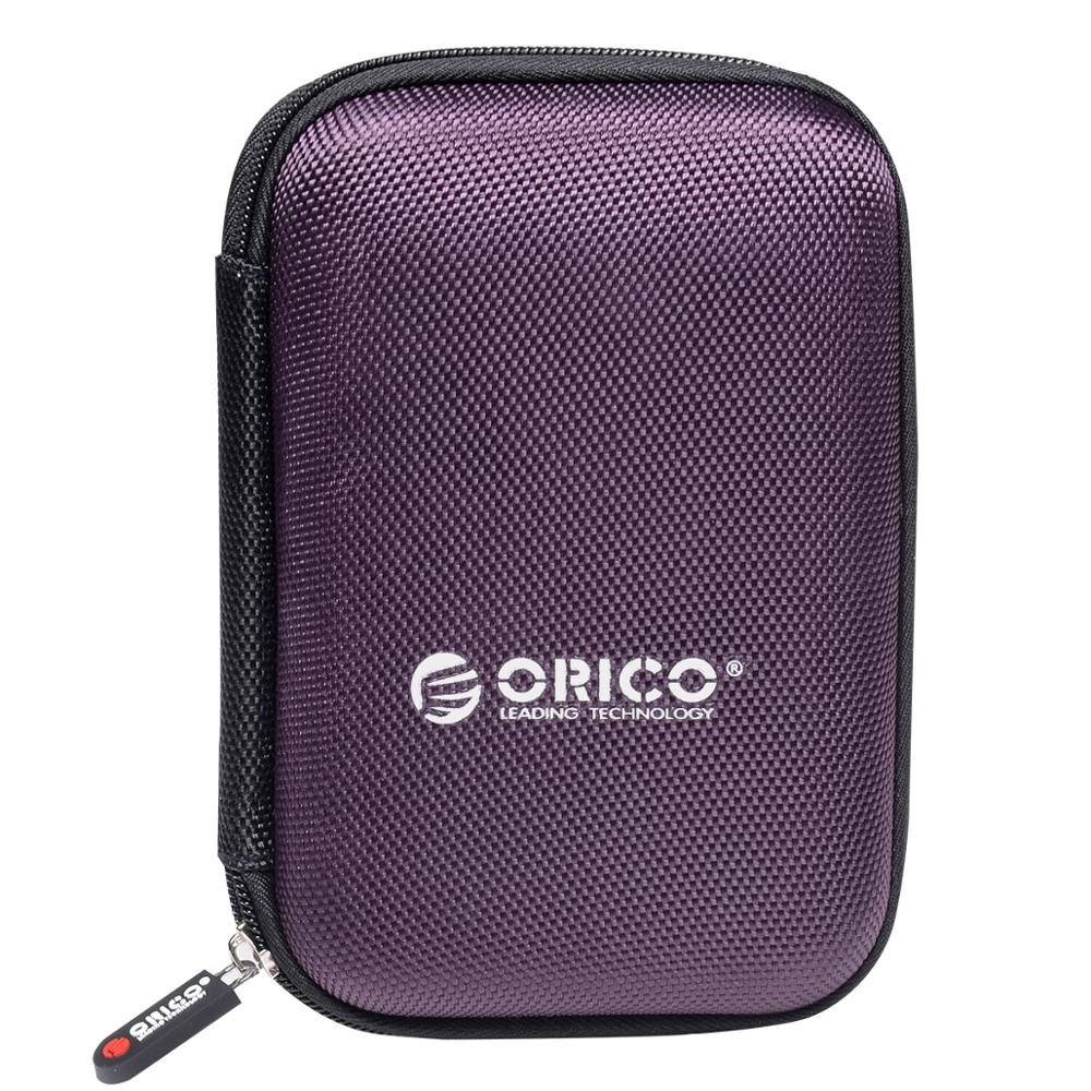 ORICO custodia protettiva per HDD da 2.5 pollici custodia protettiva per disco rigido esterno portatile doppio strato Buffer dba: Purple