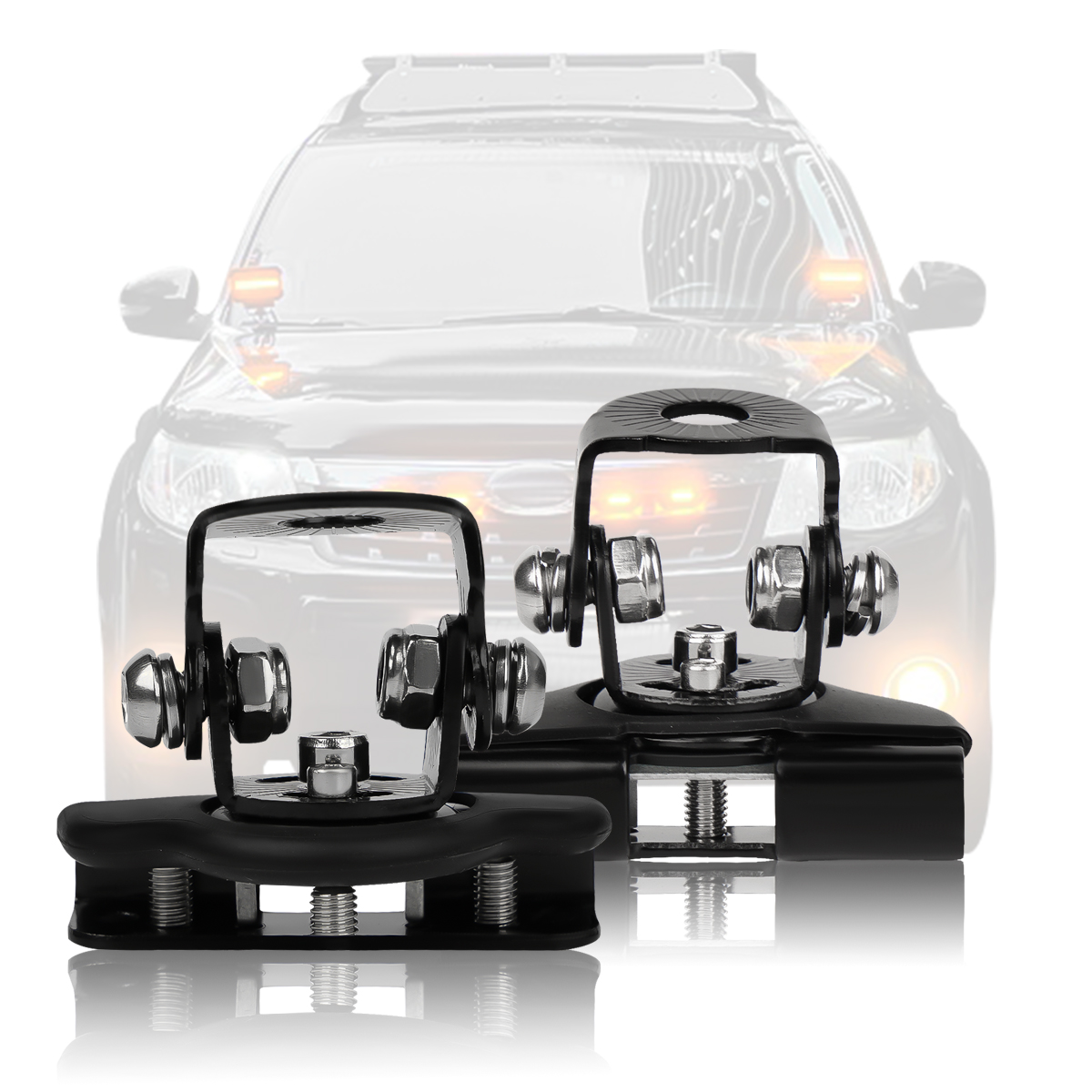 Soporte de montaje de luz de trabajo LED, abrazadera para todoterreno, SUV, ATV, 4WD, Universal, 4x4, accesorios para automóvil, soporte de foco
