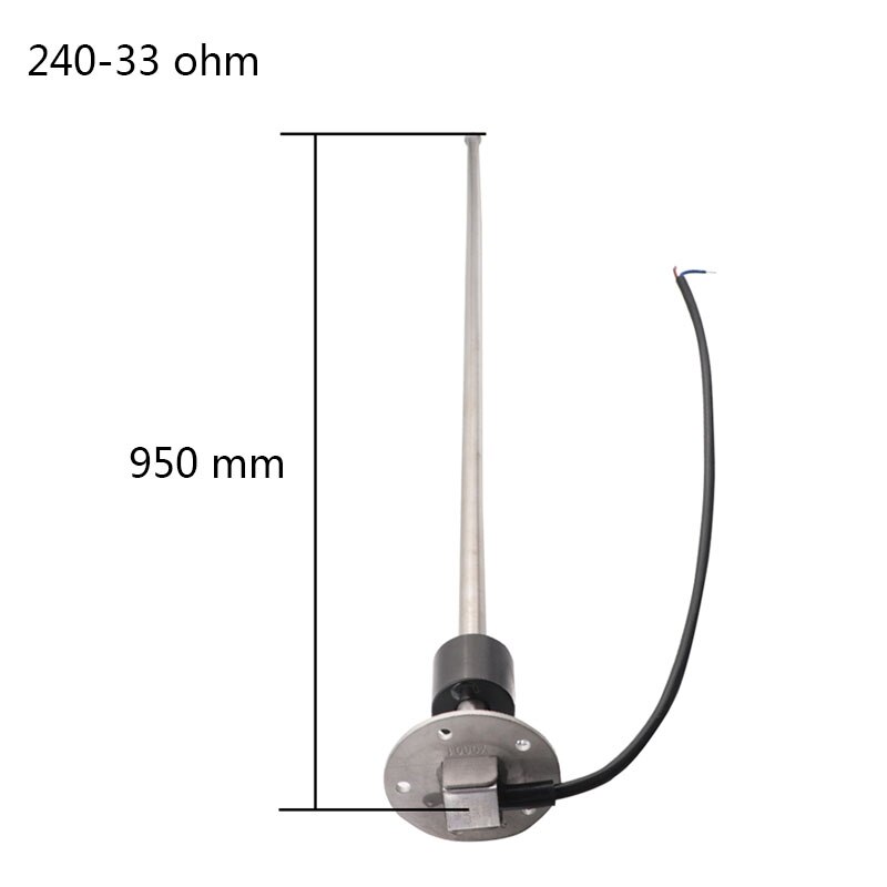 Sensor de nivel de combustible del tanque de agua 175/225/850/950/1200mm para el remitente del barco del coche Unidad de 240-33 ohms camión marino RV: 950 240-33ohm