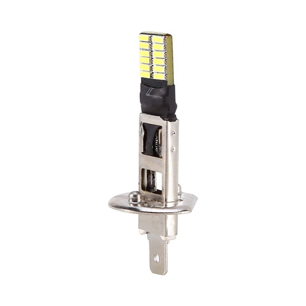 6500K 12V Hid Xenon Wit 24-SMD H1 Led Auto Vervanging Lamp Koplamp Mistlamp