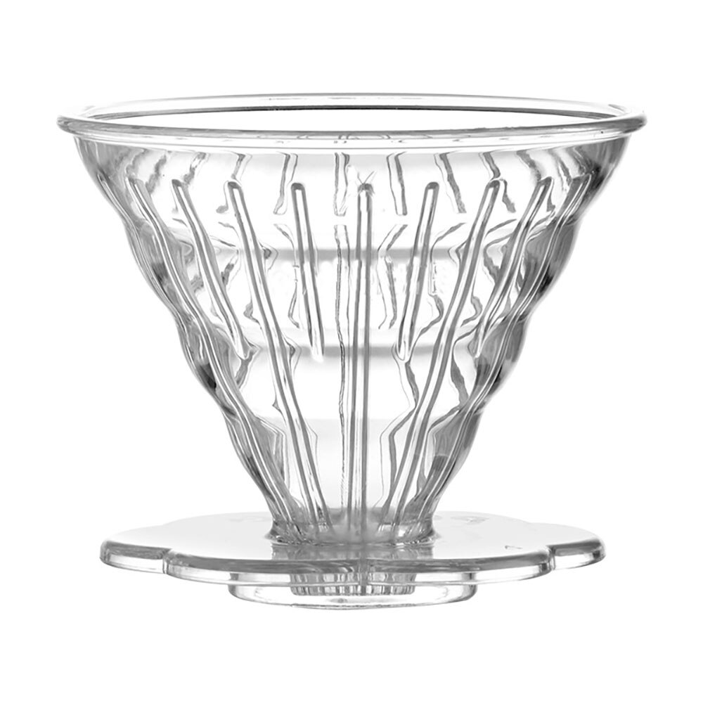 Coffee Filter Cup Set V-Shaped Coffee Filter Cup Coffee Filter Cup Hand Coffee Pot Filter Hand Drip Filter Cup Coffee Filter Cup: transparent