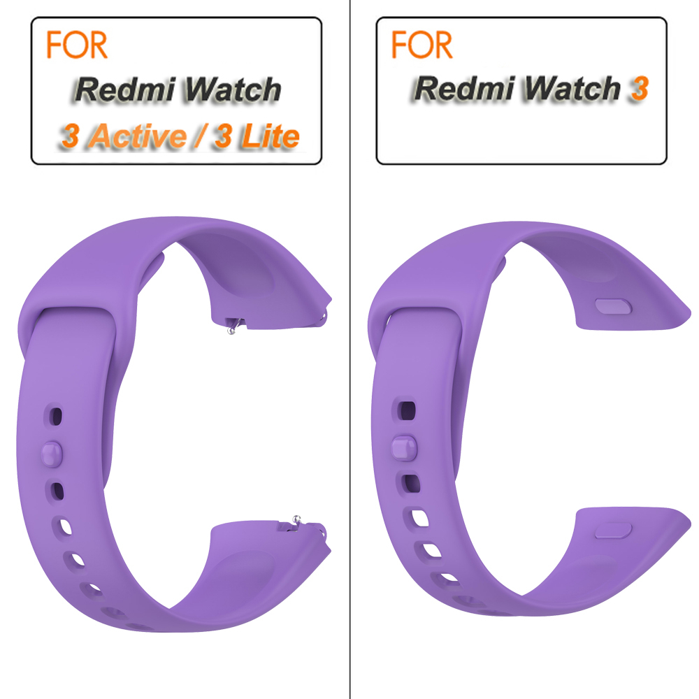 Watch Strap For Xiaomi Redmi Watch 3 Active/Lite Strap Replacement Silicone Strap For Xiaomi Redmi Watch 3 Strap Correa Bracelet: XXL / Yellow