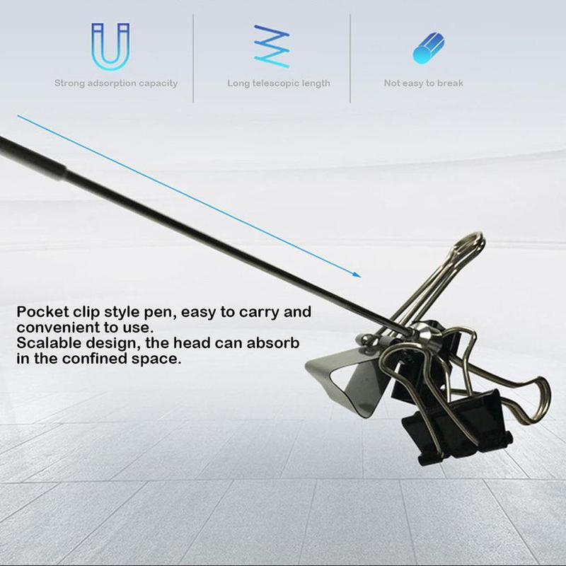 Mini Portable Telescopic Magnetic Magnet Pen Handy Rod Stick For Picking Up Pickup Capacity Nut Tool Extendable Bolt Access X1J6